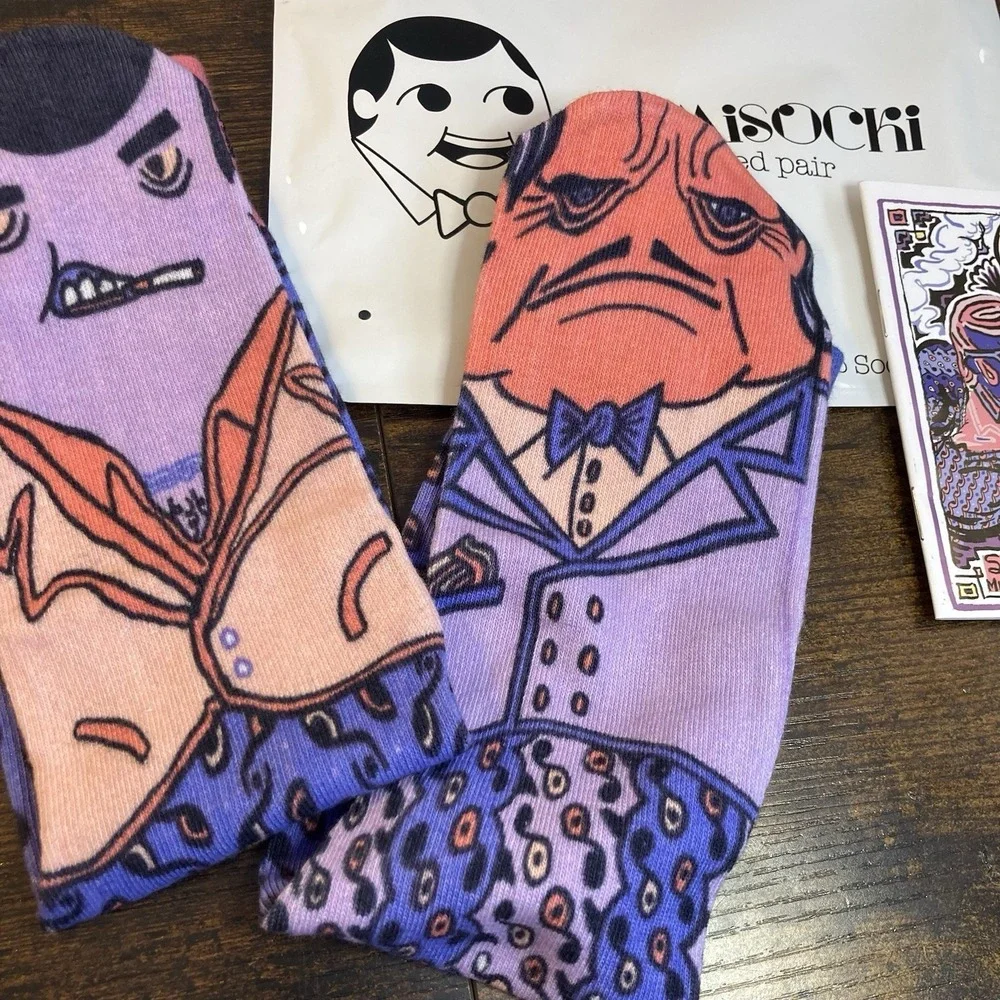 Mr Misocki Socks Tony TwoToes & Leftie Socks Volume OSFM Sockoni Family‎